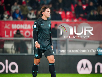 Luca Pellegrini (SS Lazio) participates in the Italian championship Serie A football match between AC Monza and SS Lazio at U-Power Stadium...