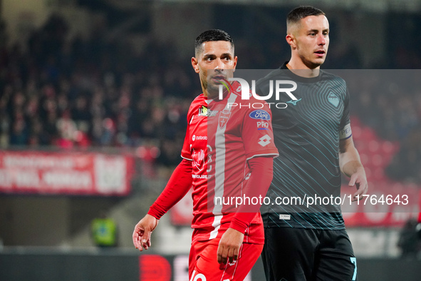 Gianluca Caprari (AC Monza) participates in the Italian championship Serie A football match between AC Monza and SS Lazio at U-Power Stadium...