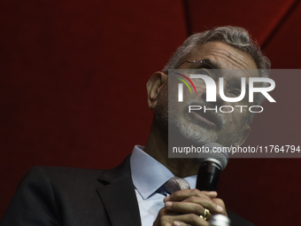 India's external affairs minister Subrahmanyam Jaishankar speaks during an event in Mumbai, India, on November 10, 2024. (