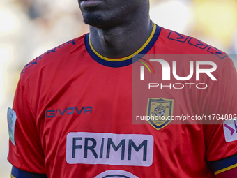 Demba Thiam of SS Juve Stabia during the Serie B match between SS Juve Stabia and Spezia Calcio at Stadio Romeo Menti Castellammare Di Stabi...