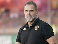 Luca D'Angelo Head Coach of Spezia Calcio during the Serie B match between SS Juve Stabia and Spezia Calcio at Stadio Romeo Menti Castellamm...