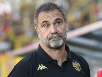 Luca D'Angelo Head Coach of Spezia Calcio during the Serie B match between SS Juve Stabia and Spezia Calcio at Stadio Romeo Menti Castellamm...