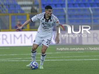 Giuseppe Di Serio of Spezia Calcio during the Serie B match between SS Juve Stabia and Spezia Calcio at Stadio Romeo Menti Castellammare Di...