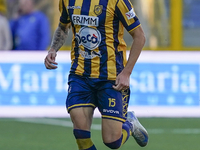 Romano Floriani Mussolini of SS Juve Stabia during the Serie B match between SS Juve Stabia and Spezia Calcio at Stadio Romeo Menti Castella...