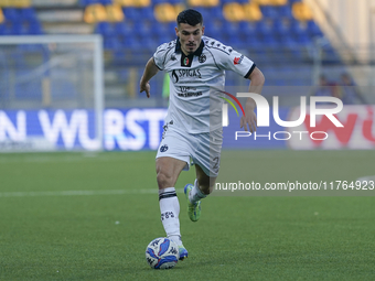 Giuseppe Di Serio of Spezia Calcio during the Serie B match between SS Juve Stabia and Spezia Calcio at Stadio Romeo Menti Castellammare Di...