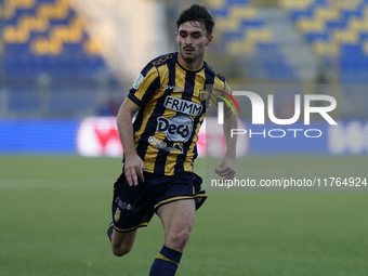 Christian Pierobon of SS Juve Stabia during the Serie B match between SS Juve Stabia and Spezia Calcio at Stadio Romeo Menti Castellammare D...