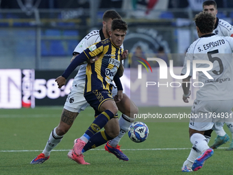 Fabio Maistro of SS Juve Stabia during the Serie B match between SS Juve Stabia and Spezia Calcio at Stadio Romeo Menti Castellammare Di Sta...