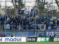 Supporters of Spezia Calcio during the Serie B match between SS Juve Stabia and Spezia Calcio at Stadio Romeo Menti Castellammare Di Stabia...