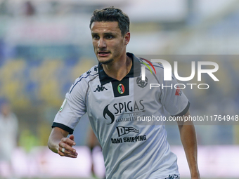 Ales Mateju of Spezia Calcio during the Serie B match between SS Juve Stabia and Spezia Calcio at Stadio Romeo Menti Castellammare Di Stabia...