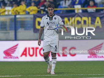 Salvatore Esposito of Spezia Calcio during the Serie B match between SS Juve Stabia and Spezia Calcio at Stadio Romeo Menti Castellammare Di...