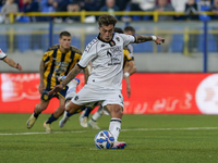 Salvatore Esposito of Spezia Calcio during the Serie B match between SS Juve Stabia and Spezia Calcio at Stadio Romeo Menti Castellammare Di...