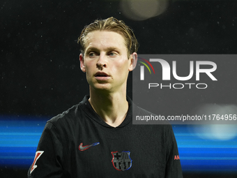 Frenkie de Jong central midfield of Barcelona and Netherlands during the LaLiga match between Real Sociedad and FC Barcelona at Reale Arena...