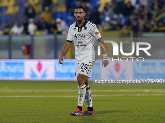 Francesco Cassata of Spezia Calcio during the Serie B match between SS Juve Stabia and Spezia Calcio at Stadio Romeo Menti Castellammare Di...