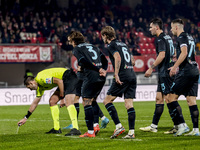 Luca Pellegrini, Nicolo Rovella, Alessio Romagnoli, and Adam Marusic play during the Serie A match between AC Monza and SS Lazio at U-Power...