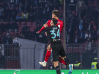 Mario Gila and Daniel Maldini play during the Serie A match between AC Monza and SS Lazio in Monza, Italy, on November 10, 2024, at U-Power...