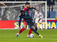 Boulaye Dia plays during the Serie A match between AC Monza and SS Lazio in Monza, Italy, on November 10, 2024, at U-Power Stadium (