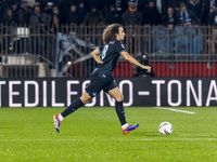 Matteo Guendouzi plays during the Serie A match between AC Monza and SS Lazio at U-Power Stadium in Monza, Italy, on November 10, 2024. (