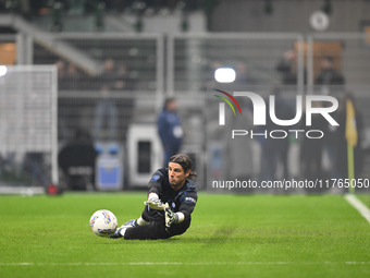 Yann Sommer of FC Inter participates in the Italian Serie A football match between AC Monza and Inter FC Internazionale in Monza, Italy, on...