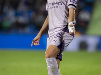 Miguel Gutierrez of Girona FC is in action with the ball during the La Liga EA Sports 2024/25 football match between Getafe CF and Girona FC...