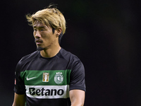 Hidemasa Morita of Sporting CP looks on during the Liga Portugal Betclic match between SC Braga and Sporting CP at Estadio Municipal de Brag...