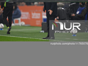 Simone Inzaghi, Head Coach of Inter FC, is present during the Italian Serie A football match between Inter FC and SSC Napoli in Milan, Italy...