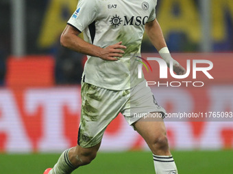 Alessandro Buongiorno of SSC Napoli participates in the Italian Serie A football match between AC Monza and Inter FC Internazionale in Monza...