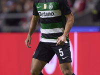 Hidemasa Morita of Sporting CP is in action during the Liga Portugal Betclic match between SC Braga and Sporting CP at Estadio Municipal de...