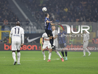 Henrikh Mkhitaryan participates in the Serie A 2024-2025 match between Inter and Napoli in Milano, Italy, on November 10, 2024. (