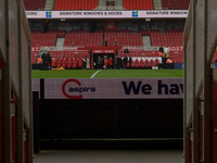 A general view of the dugouts at the Riverside Stadium in Middlesbrough, England, on November 9, 2024, during the Sky Bet Championship match...