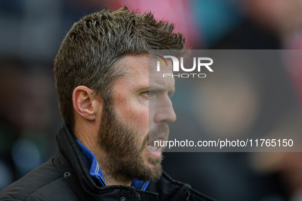 Middlesbrough's Manager Michael Carrick is present during the Sky Bet Championship match between Middlesbrough and Luton Town at the Riversi...