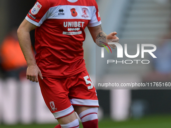 Ben Doak participates in the Sky Bet Championship match between Middlesbrough and Luton Town at the Riverside Stadium in Middlesbrough, Engl...