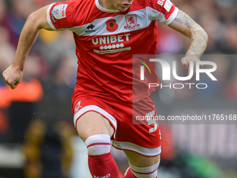 Ben Doak participates in the Sky Bet Championship match between Middlesbrough and Luton Town at the Riverside Stadium in Middlesbrough, Engl...