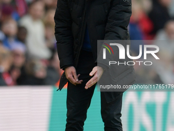 Middlesbrough's Manager Michael Carrick is present during the Sky Bet Championship match between Middlesbrough and Luton Town at the Riversi...