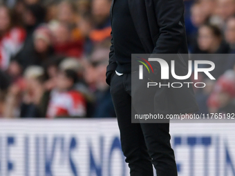 Rob Edwards of Luton Town watches as his team loses 5-1 during the Sky Bet Championship match between Middlesbrough and Luton Town at the Ri...