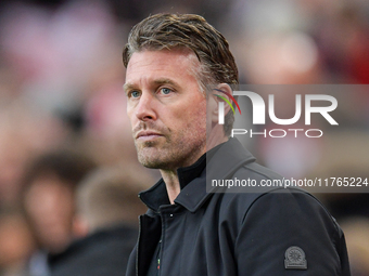 During the Sky Bet Championship match between Middlesbrough and Luton Town at the Riverside Stadium in Middlesbrough, England, on November 9...