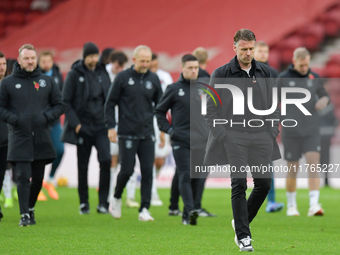 During the Sky Bet Championship match between Middlesbrough and Luton Town at the Riverside Stadium in Middlesbrough, England, on November 9...