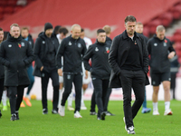 During the Sky Bet Championship match between Middlesbrough and Luton Town at the Riverside Stadium in Middlesbrough, England, on November 9...