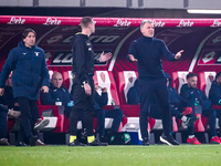 Marco Baroni is the head coach of SS Lazio during the match between AC Monza and SS Lazio in Serie A at U-Power Stadium in Monza, Italy, on...