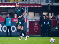 Alessio Romagnoli participates in the match between AC Monza and SS Lazio, Serie A, at U-Power Stadium in Monza, Italy, on November 10, 2024...