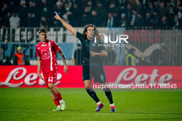 Matteo Guendouzi participates in the match between AC Monza and SS Lazio, Serie A, at U-Power Stadium in Monza, Italy, on November 10, 2024....