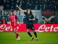 Matteo Guendouzi participates in the match between AC Monza and SS Lazio, Serie A, at U-Power Stadium in Monza, Italy, on November 10, 2024....