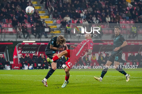 Alessandro Bianco participates in the match between AC Monza and SS Lazio, Serie A, at U-Power Stadium in Monza, Italy, on November 10, 2024...