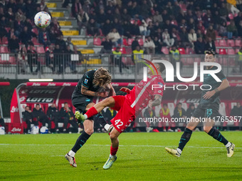 Alessandro Bianco participates in the match between AC Monza and SS Lazio, Serie A, at U-Power Stadium in Monza, Italy, on November 10, 2024...