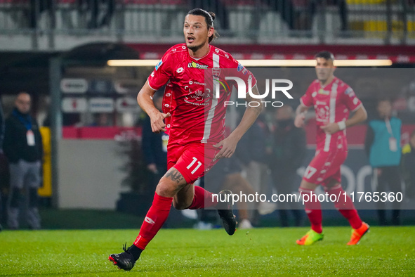 Milan Djuric participates in the match between AC Monza and SS Lazio, Serie A, at U-Power Stadium in Monza, Italy, on November 10, 2024. 