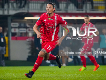 Milan Djuric participates in the match between AC Monza and SS Lazio, Serie A, at U-Power Stadium in Monza, Italy, on November 10, 2024. (