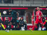 Nuno Tavares participates in the match between AC Monza and SS Lazio, Serie A, at U-Power Stadium in Monza, Italy, on November 10, 2024. (