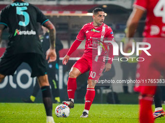 During the match between AC Monza and SS Lazio in Serie A at U-Power Stadium in Monza, Italy, on November 10, 2024. (