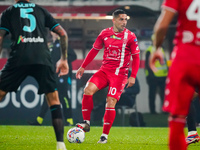 During the match between AC Monza and SS Lazio in Serie A at U-Power Stadium in Monza, Italy, on November 10, 2024. (