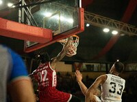 Jaron Johnson of Openjobmetis Varese plays during the LBA Italy Championship match between Openjobmetis Varese and Virtus Bologna in Varese,...