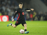 Marc Casado defensive midfield of Barcelona and Spain shooting to goal during the LaLiga match between Real Sociedad and FC Barcelona at Rea...